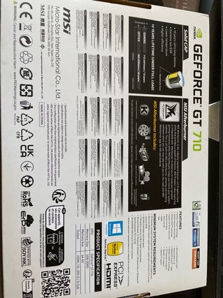 Tarjeta gráfica MSI GeForce GT 710