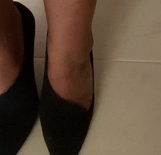 Zapatos tacón aguja negros fiesta Zara