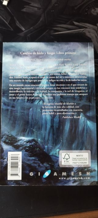 Canción de hielo y fuego: Juego de tronos