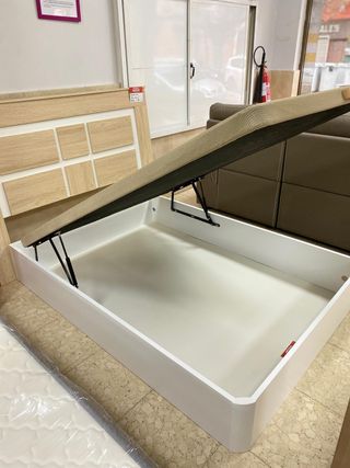CANAPE PARA COLCHON DE 150X190 BLANCO NUEVO