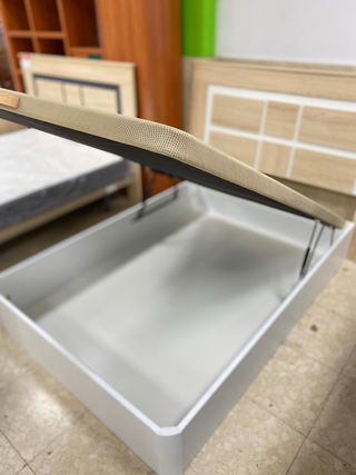 CANAPE PARA COLCHON DE 150X190 BLANCO NUEVO