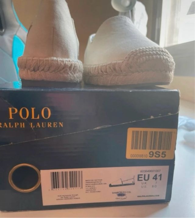 Alpargatas Ralph Lauren 41 Beige Crema