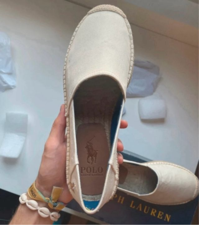 Alpargatas Ralph Lauren 41 Beige Crema