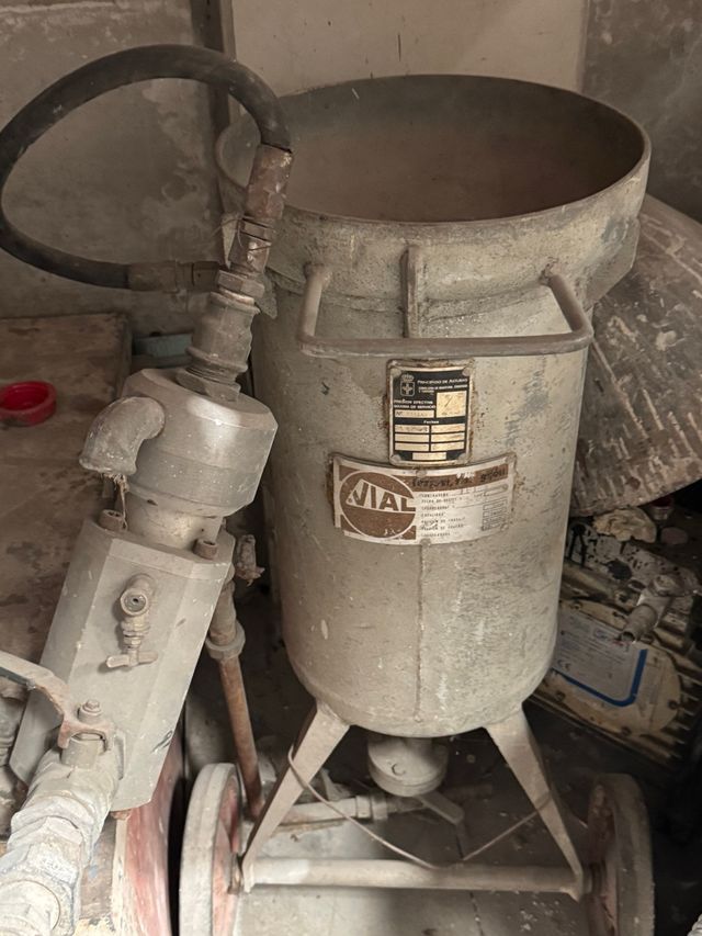 Chorro arena VIAL manual. para pequeñas piezas,