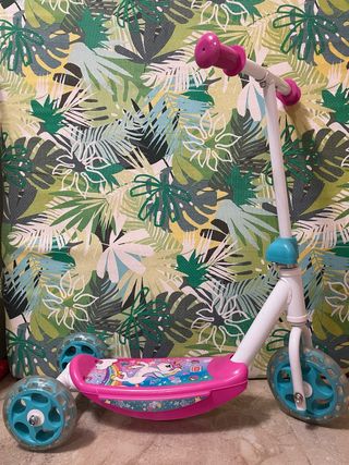 Patinete infantil unicornio