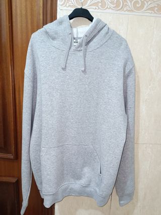 Sudadera gris unisex talla 3XL