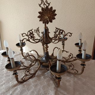 Lampara antigua salón - Elegante