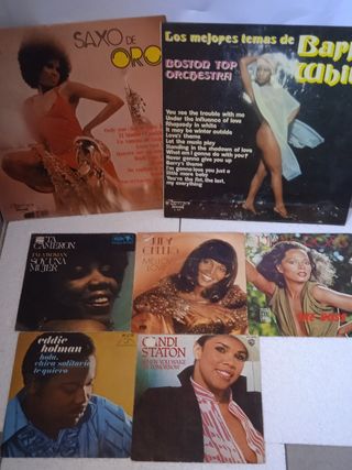 LOTE 7 VINILOS SOUL  (AÑOS 70) COLECCIONISTAS 