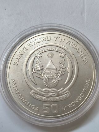 Moneda Plata Ruanda 2013 - 1oz