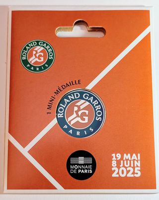 Moneda 10€ Roland Garros 2025