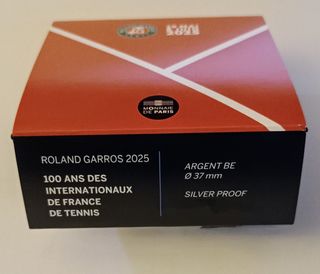 Moneda 10€ Roland Garros 2025