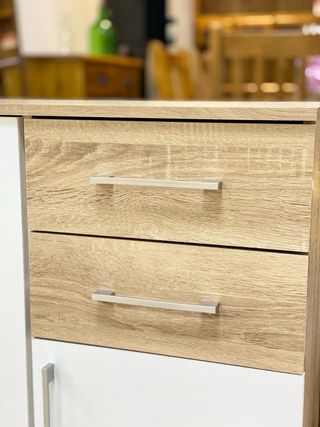 MUEBLE DE COCINA Y APARADOR NUEVO BLANCO CAMBRIA