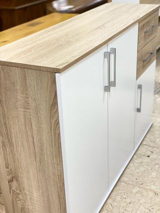 MUEBLE DE COCINA Y APARADOR NUEVO BLANCO CAMBRIA