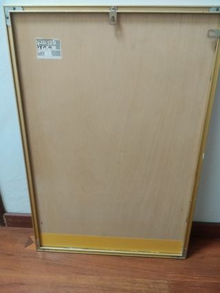 Espejo dorado 66x45cm.