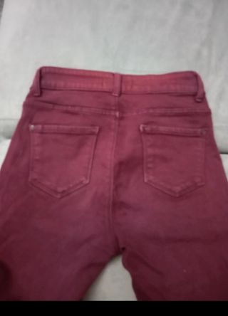 Pantalones vaqueros mujer - Rojos