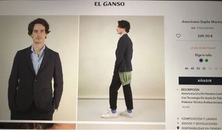Chaqueta lana El Ganso 