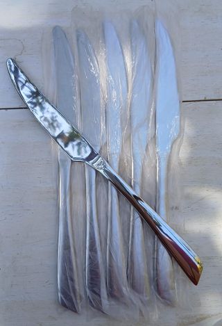 6 cuchillo mesa chuletero inoxidable GUINESS nuevo
