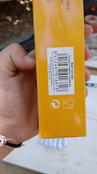 6 cuchillo mesa chuletero inoxidable GUINESS nuevo