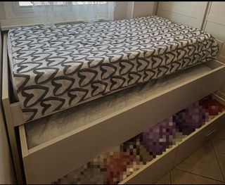 Cama nido con cajones - 90cm