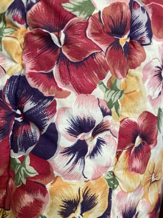 Edredón colcha flores multicolor