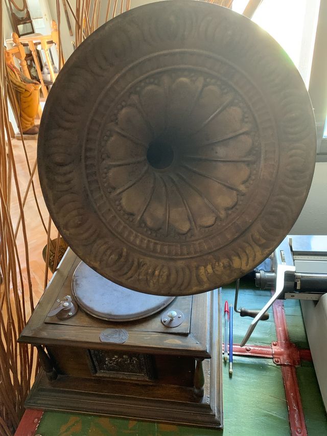 Gramófono antiguo de Egipto muy raro