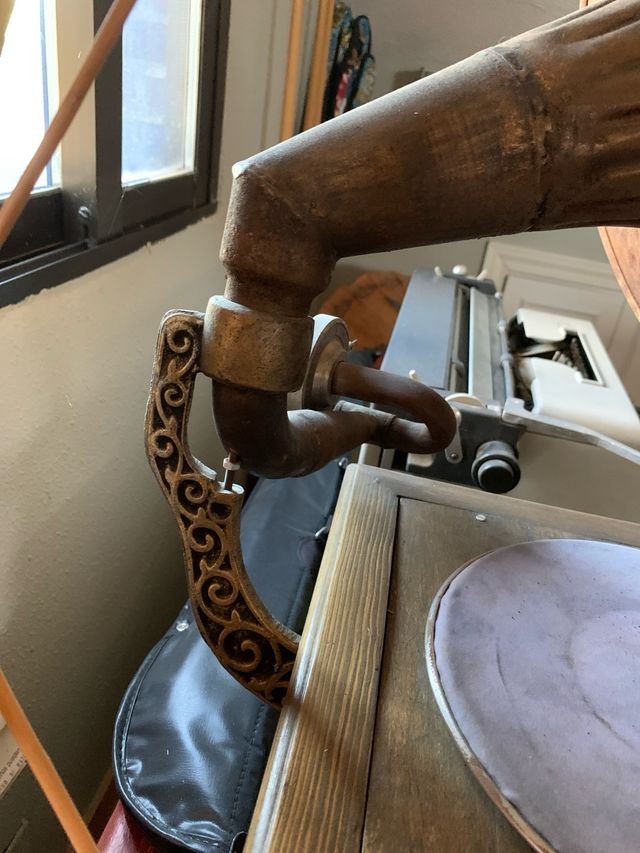 Gramófono antiguo de Egipto muy raro