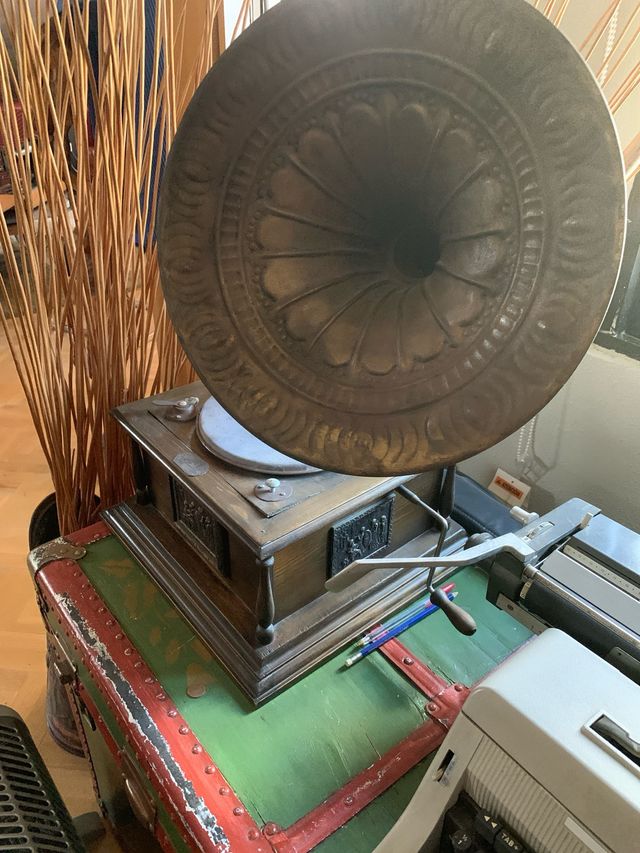Gramófono antiguo de Egipto muy raro