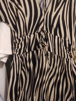 Vestido Mango Zebra