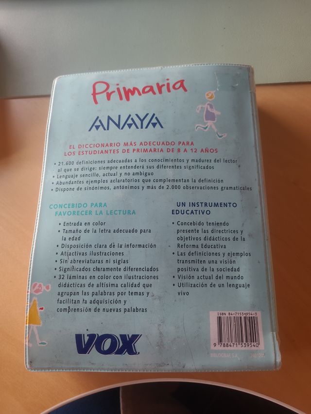 Diccionario: Lengua Espanola Primaria