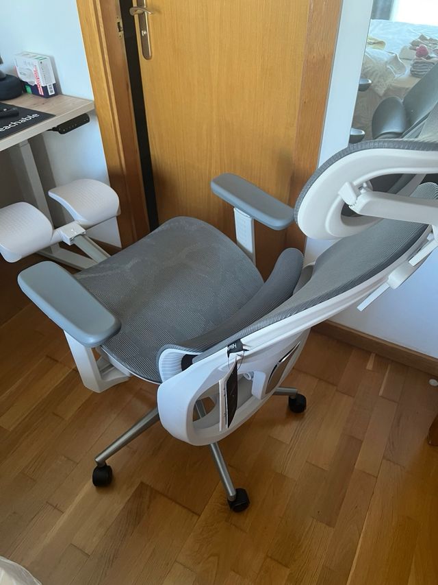 Hbada P2 - Silla ergonómica gris NUEVA