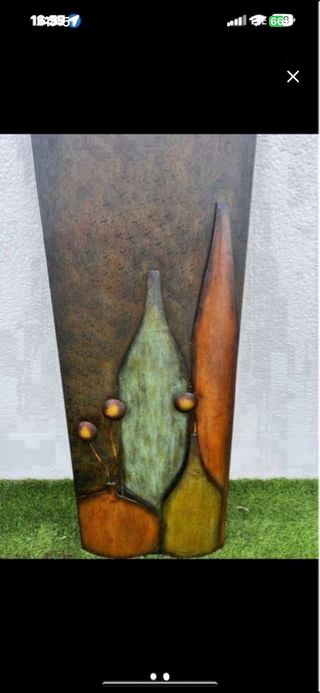 Cuadro metálico decorativo