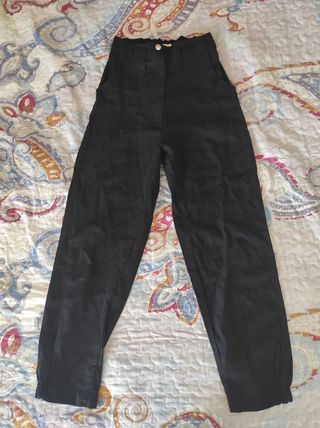 Pantalones negros Pull & Bear