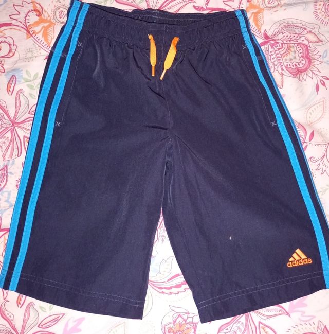 Pantalón corto Adidas Adidas niño - Azul Marino
