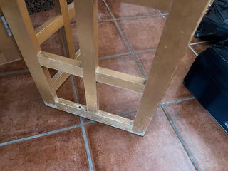 Mesa plegable de madera