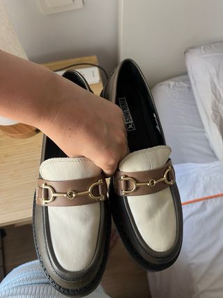 Mocasines Pikolinos 36 - caqui, verde 