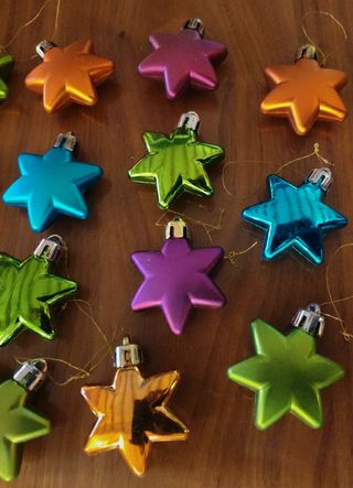 Bolas de Navidad en forma de estrella