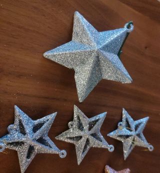 Bolas de Navidad en forma de estrella