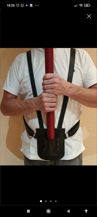 Arnés portaestandarte cuero