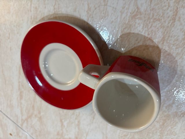 6 Tazas Cafe Forza rojas