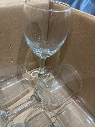 Lote vasos de cristal y vasos de café + regalo