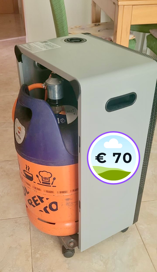 Estufa gas butano Llama Azul