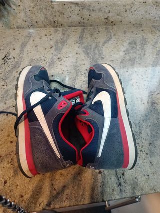 Zapatillas Nike 39 - Azul y Rojo
