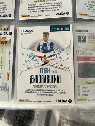 Cromo Blanco Firmado - Mega Crack 2025-26