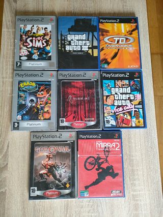 8 Juegos PS2 (PlayStation 2) Variados