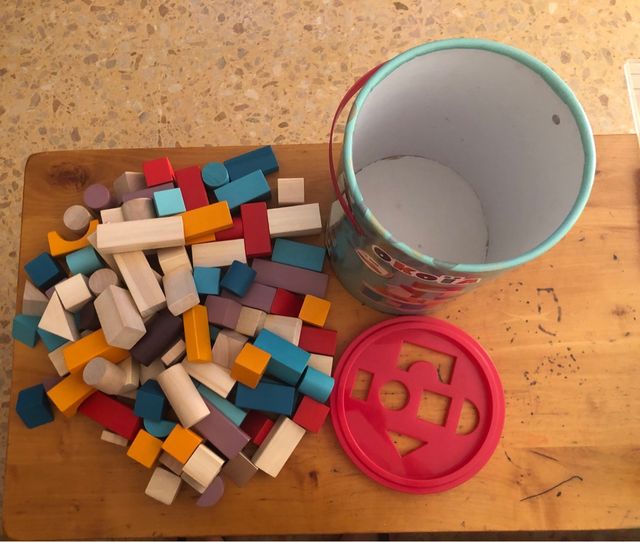 Bloques de construcción de madera