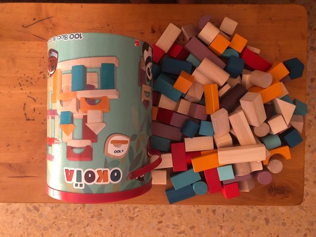 Bloques de construcción de madera