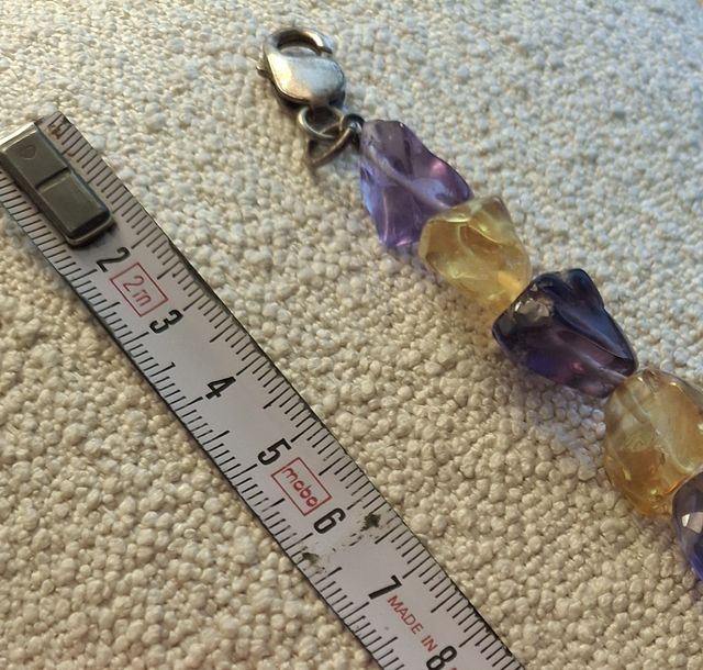 Collar ámbar y amatista