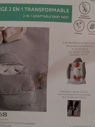 Saco bebé 2 en 1 Verbaudet