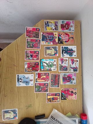 Cromos de fútbol: ¡Variedad!
