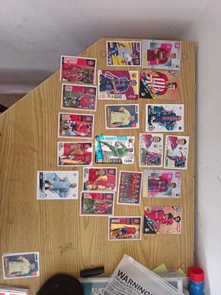 Cromos de fútbol: ¡Variedad!